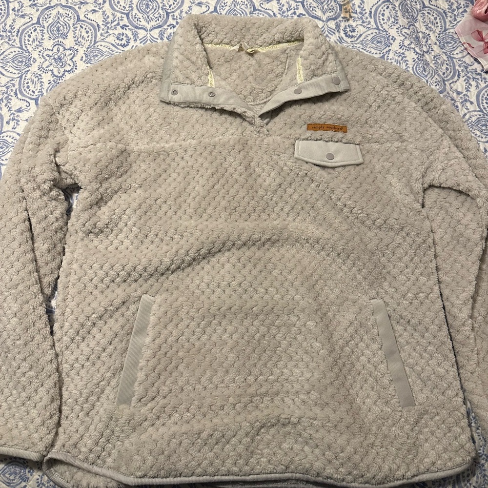 Simply Southern Gray Teddy Jacket